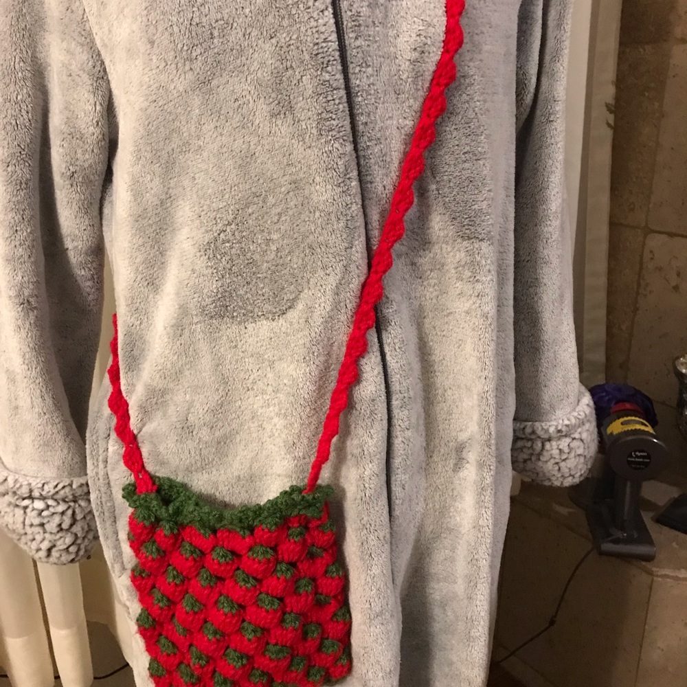 Strawberry purse for girl